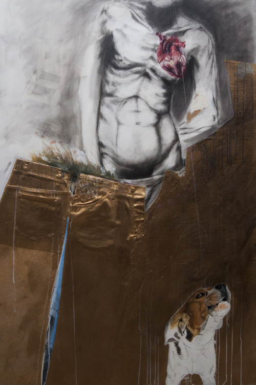 O-meu-coraçao-ficou-com-o-cao-tecnica-mista-sobre-tela-150-x100-cm-2015 (1)